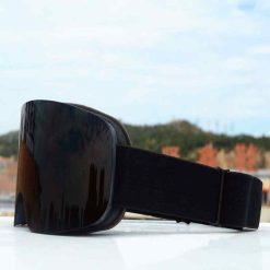 Black antifog UV400 TPU snow sunglasses
